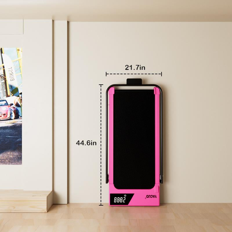 【New Arrival】Yagud Electric Folding Treadmill with Low-Noise Motor – 265Lbs Weight Capacity Spacious Belt, Dual Shock Absorption, Remote Control & Wheels for Easy Moving – Includes Free Resistance Bands and Remote