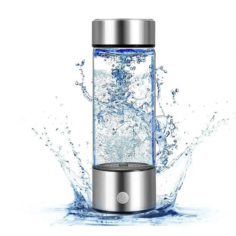 ZENIQ Oxygen Hydrogen Water Bottle β 420ml | Rechargeable & Portable Wellness Boost π§