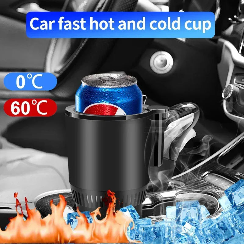 Smart Car Cooler & Warmer Cup – 2-in-1 Drink Temperature Control