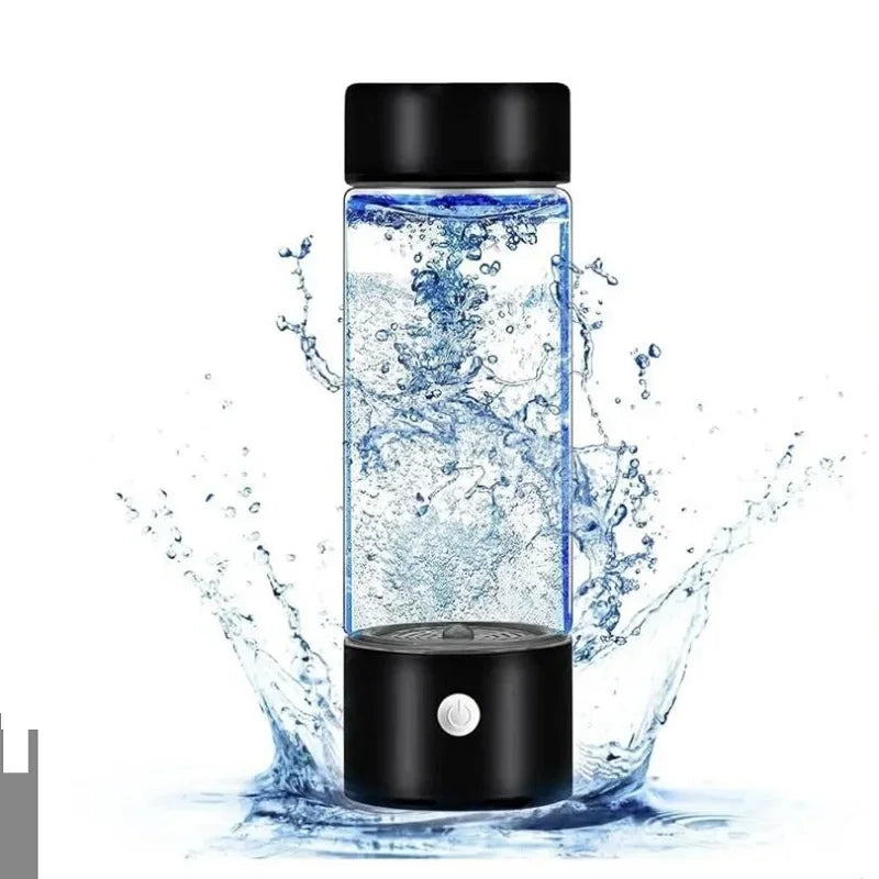 ZENIQ Oxygen Hydrogen Water Bottle – 420ml | Rechargeable & Portable Wellness Boost 💧