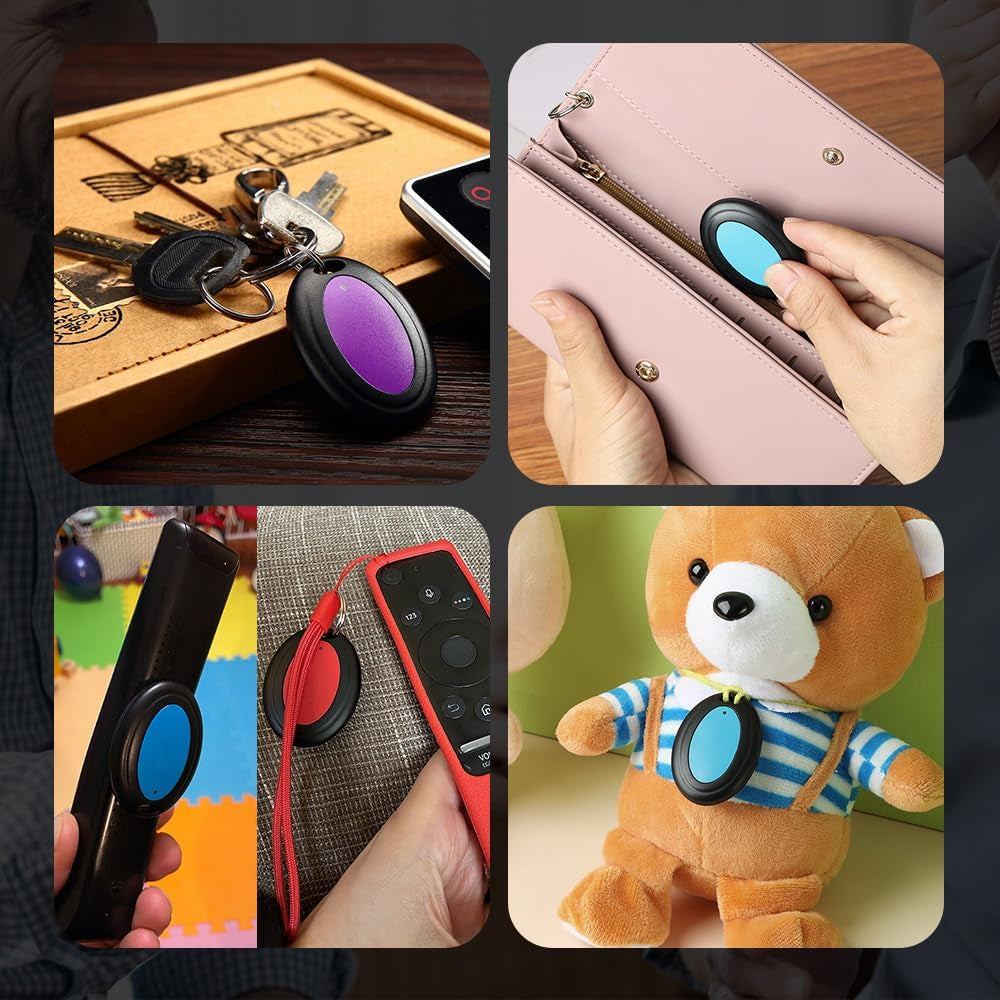 Ultimate Wireless Key Finder with LED Light - Effortless Tracking for Seniors - Locate Keys, Phones, Wallets & Remotes - Includes 4 Receivers & Remote Finder