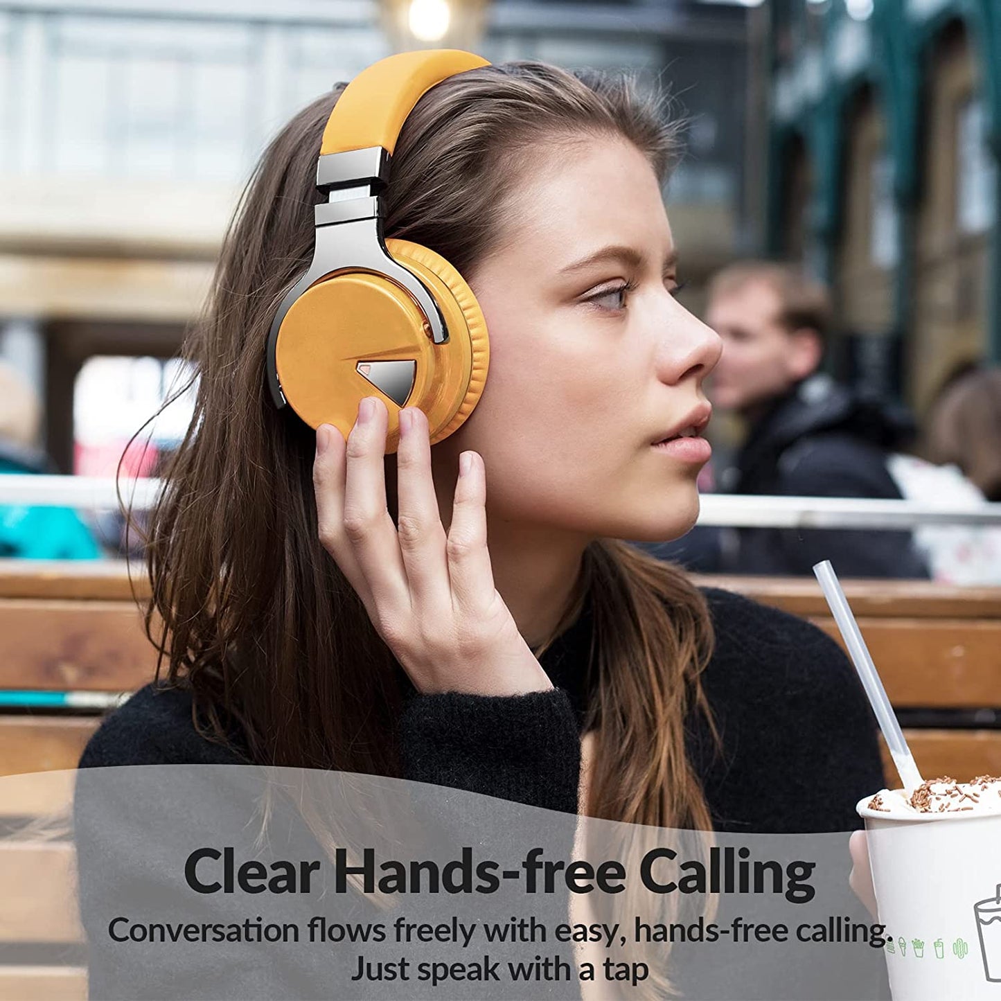 Best-Selling E7 Active Noise Cancelling Headphones - Wireless Bluetooth with HD Sound & Deep Bass - Perfect for Home, Office, Travel & Gifts!