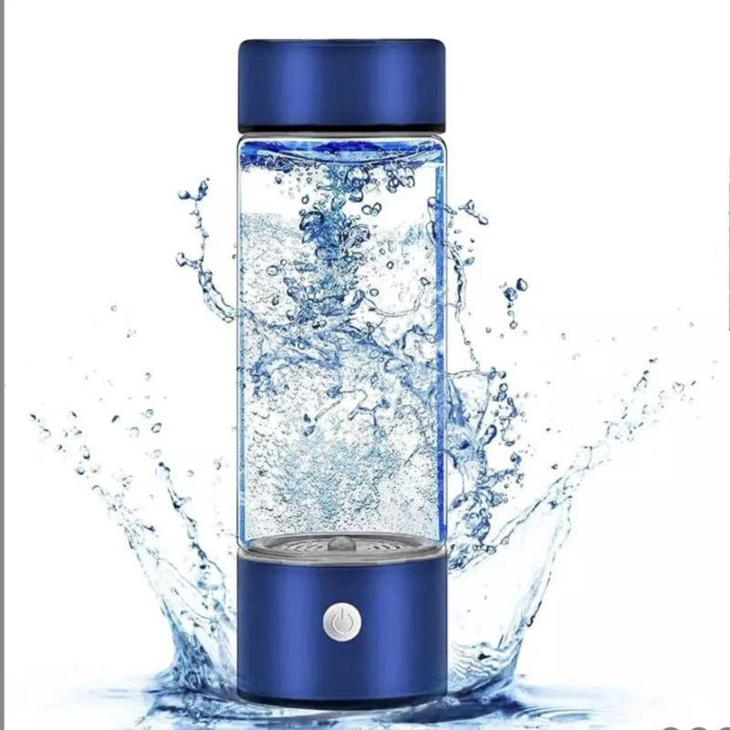 ZENIQ Oxygen Hydrogen Water Bottle – 420ml | Rechargeable & Portable Wellness Boost 💧