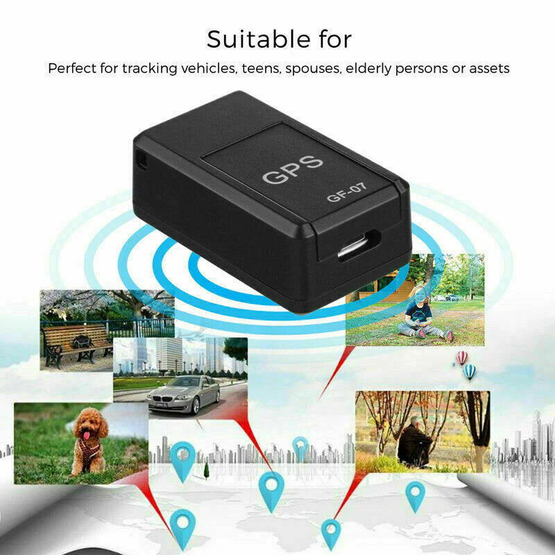 Real-Time Mini Magnetic GPS Tracker for Cars & Trucks - USA GSM GPRS Locator